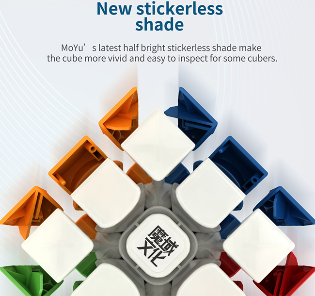 MoYu Weilong GTS2M Magnetic 3x3x3 Stickerless Speed Cube WCA Record Edition